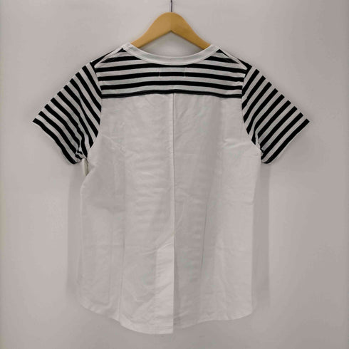アメリカーナ Americana ボーダー半袖リメイクTシャツ カットソー クルーネック プルオーバー 星 レディース FREE