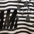 アメリカーナ Americana ボーダー半袖リメイクTシャツ カットソー クルーネック プルオーバー 星 レディース FREE