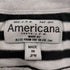 アメリカーナ Americana ボーダー半袖リメイクTシャツ カットソー クルーネック プルオーバー 星 レディース FREE