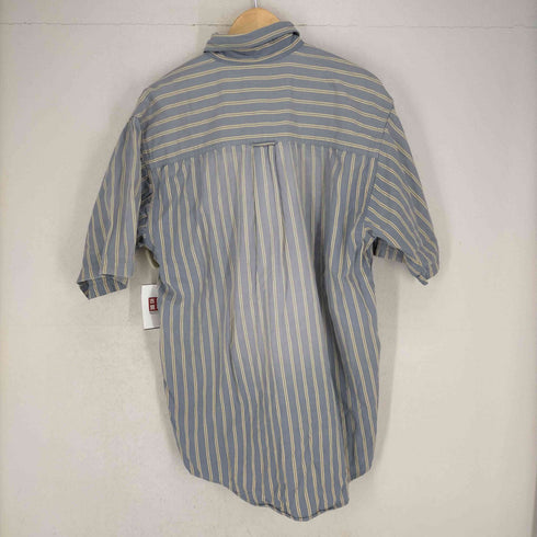 エディーバウアー Eddie Bauer 黒タグ 80-90s Rufton Twill 半袖シャツ メンズ JPN:L