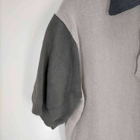 トゥモローランドトリコ TOMORROWLAND tricot コットンチェーンリリー ニットポロシャツ メンズ JPN:S