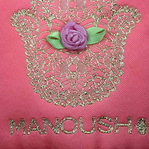 マヌーシュ MANOUSH ライナー付き ボーダーチャイナジャケット レディース import:S
