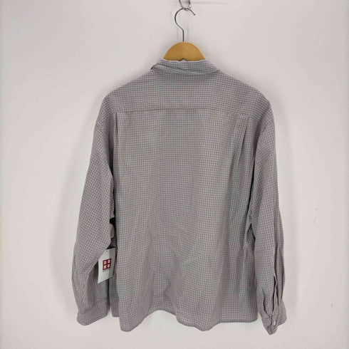 スティーブンアラン Steven Alan VOIL/CHECK CAMP COLLAR SHIRT-WIDE/シャツ メンズ JPN:S