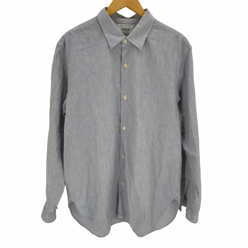 ヤエカ YAECA COMFORT SHIRT BLUE-ST メンズ JPN:M