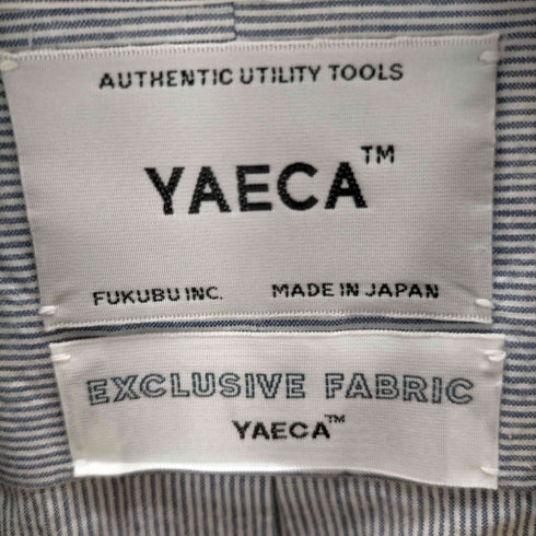 ヤエカ YAECA COMFORT SHIRT BLUE-ST メンズ JPN:M