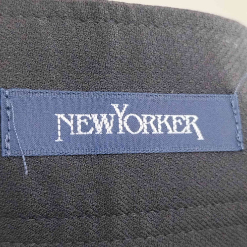 ニューヨーカー NEWYORKER セットアップ 上下 テーラードジャケット 1B 背抜き フレアスカート 膝丈 サイドジップ レディース 9AR 61-89