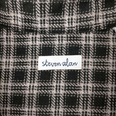 スティーブンアラン Steven Alan DRY/NEL WORKN REGULAR COLLAR SHORT SLEEVE SHIRT/シャツ メンズ JPN:S