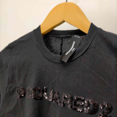 ディースクエアード DSQUARED2 18SS BLACK CASUAL BO KRISTO LONG SLEEVE TEE レディース XXS