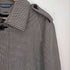 ランバンオンブルー LANVIN en Bleu ハウンドトゥース柄 ステンカラーコート メンズ 50