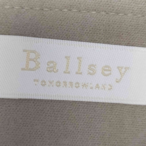 ボールジー BALLSEY 21AW シルキーミルドウール ベルテッドフレアスカート ラップ レディース 34