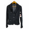 エンポリオアルマーニ EMPORIO ARMANI ドットエルボーパッチウール3Bテーラードジャケット レディース JPN:42