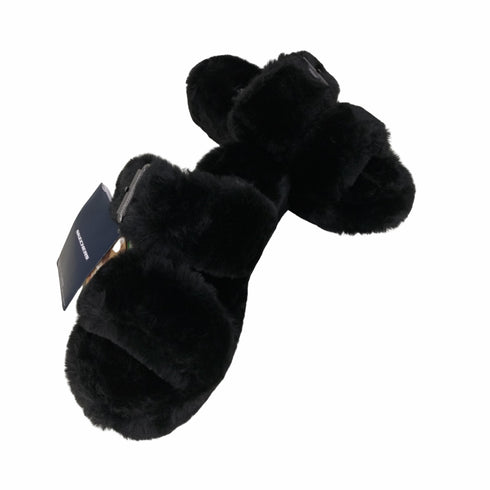 スケッチャーズ SKECHERS COZY WEDGE コージー ウェッジ ファーサンダル レディース 25cm