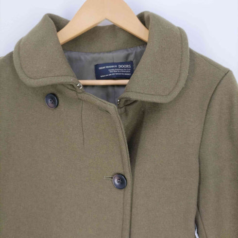 アーバンリサーチドアーズ URBAN RESEARCH DOORS ショールカラー2WAYロングコート レディース 40