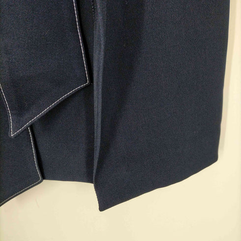 デミルクスビームス Demi-Luxe BEAMS リボンデザインスカート ロング ステッチ フェイクレイヤード レディース JPN:38