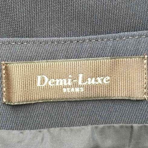 デミルクスビームス Demi-Luxe BEAMS リボンデザインスカート ロング ステッチ フェイクレイヤード レディース JPN:38