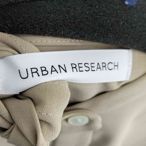 アーバンリサーチ URBAN RESEARCH 22SS ドライタッチハーフスリーブワンピース ロング 七分袖 ベルト付き レディース 36