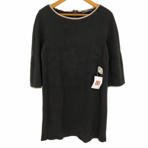 エスマックスマーラ S Max Mara パイピング ボンディングワンピース レディース
