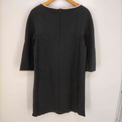 エスマックスマーラ S Max Mara パイピング ボンディングワンピース レディース