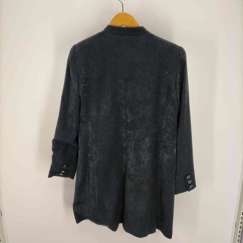 レリアン Leilian 光沢ベルベット ノーカラー ジャケット レディース 9