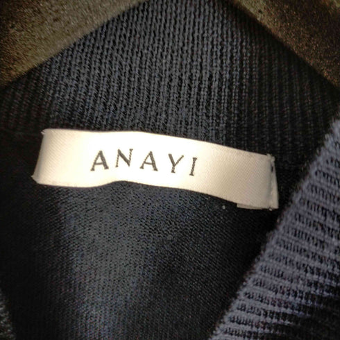 アナイ ANAYI モックネックウールニット レディース JPN:38