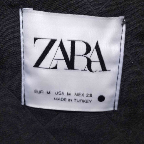 ザラ ZARA キルティングベスト ステンカラー ノースリーブ レディース M