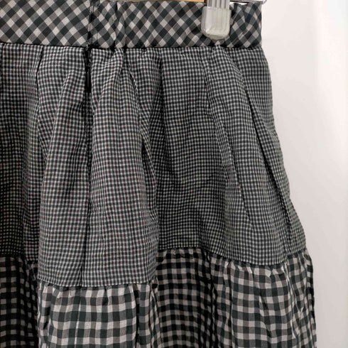 トゥービーシック TO BE CHIC チェック柄フレアスカート レディース JPN:40