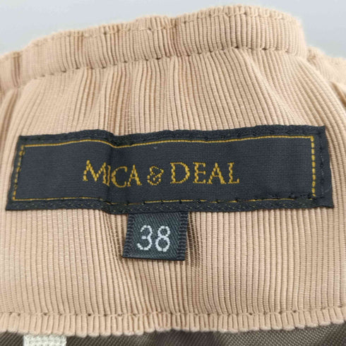 マイカアンドディール MICA&DEAL ラップデザインロングスカート タイト スリット レディース 38