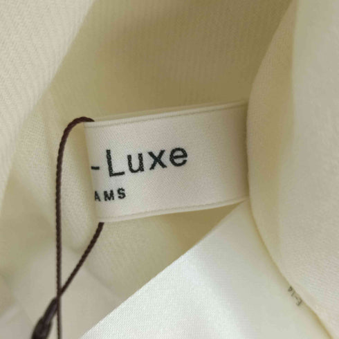 デミルクスビームス Demi-Luxe BEAMS フリルネックブラウス 長袖 チュニック ウール レディース 38