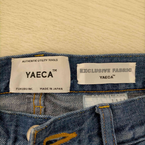 ヤエカ YAECA DENIM PANTS WIDE STRAIGHT レディース 33