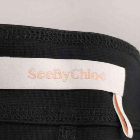 シーバイクロエ SEE BY CHLOE 22SS ペプラムフレアジャージースカート ミニ レディース JPN:M