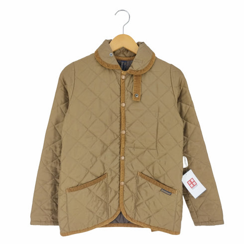 ラベンハム LAVENHAM 英国製 コーデュロイパイピング チンストラップ キルティングジャケット レディース UK:34