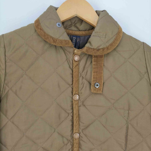 ラベンハム LAVENHAM 英国製 コーデュロイパイピング チンストラップ キルティングジャケット レディース UK:34
