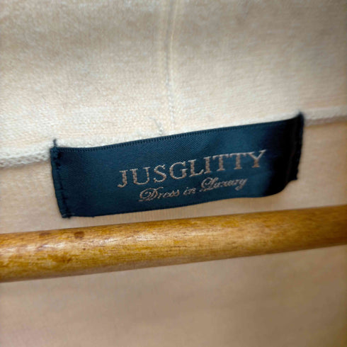 ジャスグリッティー JUSGLITTY ボリューム衿カーディガン レディース JPN:2