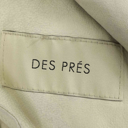 デプレ DES PRES レザー×リネンジャケット やぎ革 レディース 1