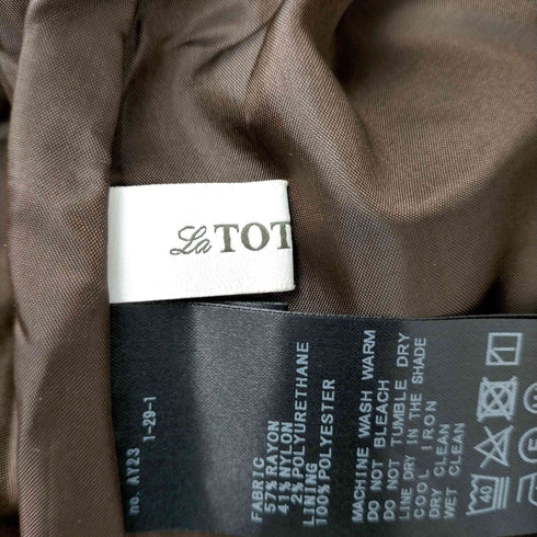 ラトータリテ La Totalite ツイルフレアスカート ロング レディース JPN:38