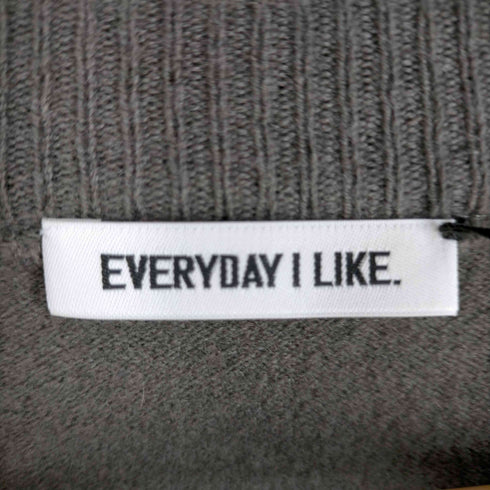 エブリデイアイライク EVERYDAY I LIKE FLANNELクルーネックニット レディース