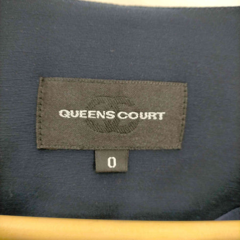 クイーンズコート QUEENS COURT レース 切替 ノーカラーコート レディース JPN:0
