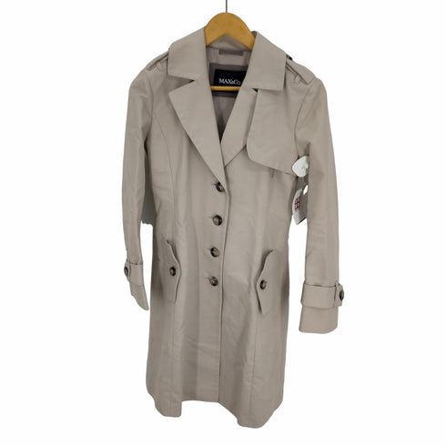 マックスアンドコー MAX & CO. OVERCOAT ベルト付きコットンチェスターコート レディース EUR:38