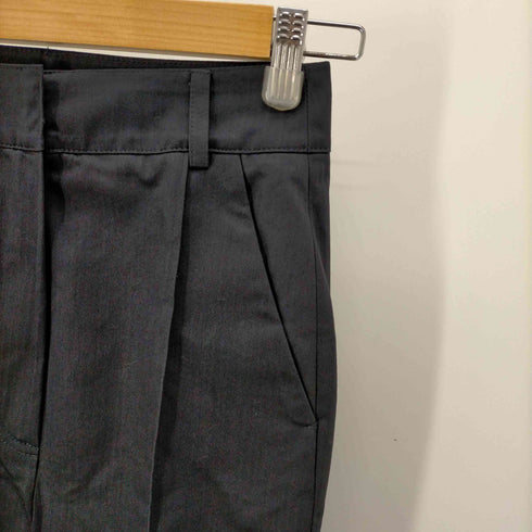 ヴァネッサブリューノ vanessa bruno ワイドレッグパンツ Wide-leg Pants スラックス シャドーストライプ ジップフライ レディース 34