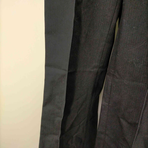 ヴァネッサブリューノ vanessa bruno ワイドレッグパンツ Wide-leg Pants スラックス シャドーストライプ ジップフライ レディース 34