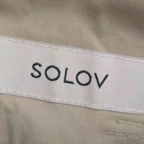 ソロヴ SOLOV ハイウエスト ワイドスラックス レディース JPN:1