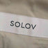 ソロヴ SOLOV ハイウエスト ワイドスラックス レディース JPN:1