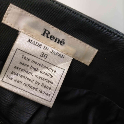 ルネ Rene タックバックジップフレアスカート レディース JPN:36