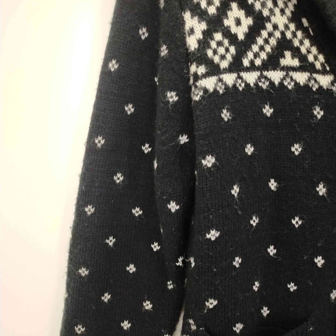 ストゥージ&コー STOOGE&Co. スカルデザインショールカラーカーディガン メンズ S