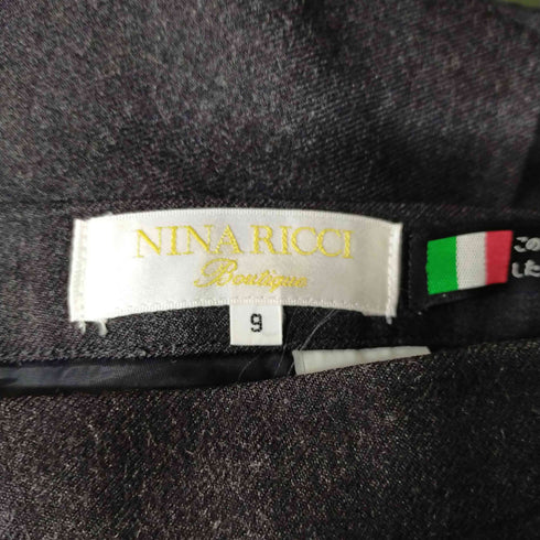 ニナリッチ NINA RICCI ウールタイトスカート レディース 9