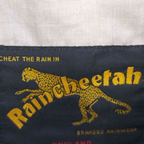 レインチーター Raincheetah 英国製 サイドベンツ ジップスナップボタン ラグランスリーブ オイルドジャケット メンズ import:M