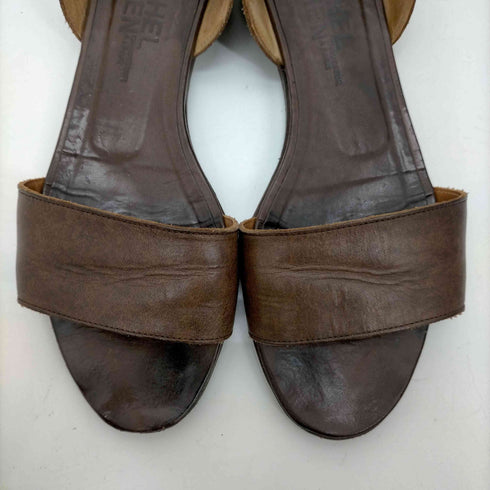 ミッシェルビビアン MICHEL VIVIEN サンダル フラット レザー レディース JPN:24