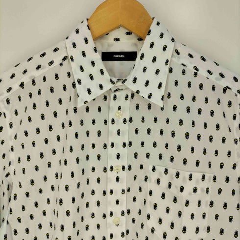 ディーゼル DIESEL S-VEN-SKULL エスベンスカル スタンダードカラーシャツ メンズ import:S