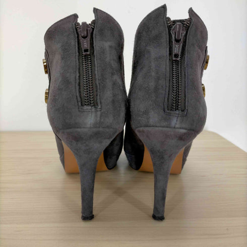 ランバンオンブルー LANVIN en Bleu ブーツ スウェードブーティ ピンヒール レディース JPN:24
