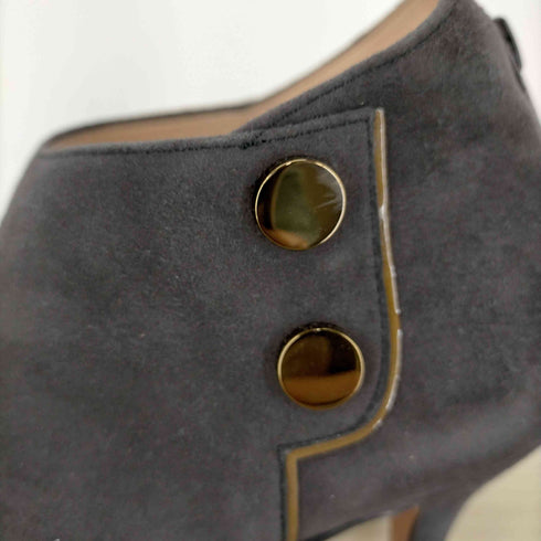 ランバンオンブルー LANVIN en Bleu ブーツ スウェードブーティ ピンヒール レディース JPN:24